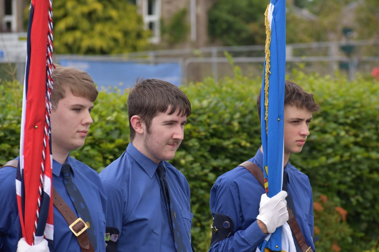 Our Senior Boys with colours